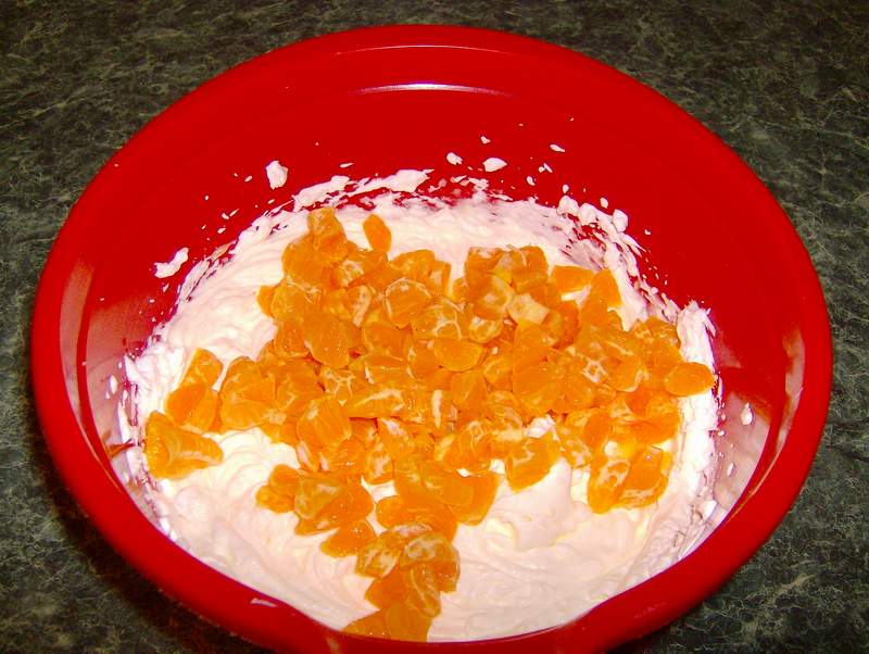 Prajitura cu crema de branza si mandarine