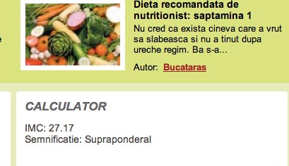 Jurnal de dieta 2012 - episodul 4
