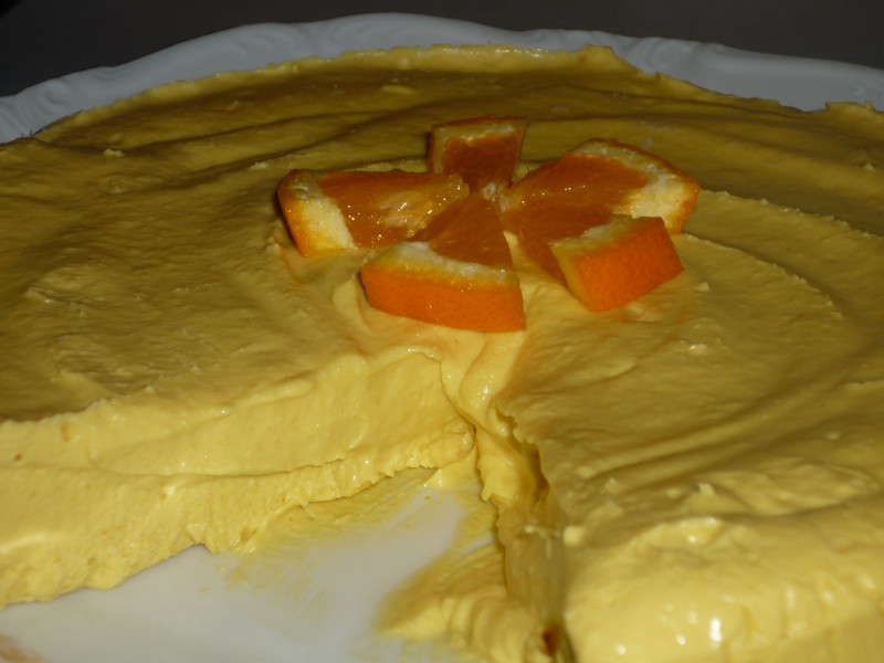 Crema inghetata cu mango si portocale
