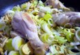 retete culinare - Pulpe de pui cu praz si ciuperci 149236