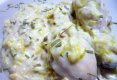 retete culinare - Pulpe de pui cu praz si ciuperci 149238