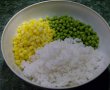 Salata cu orez, mazare, porumb si ton-1