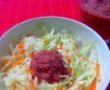 Salată de varză albă cu morcovi şi mousse de sfeclă roşie-0