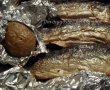 Scrumbie la cuptor & Cartofi copţi (în folie de aluminiu)-3