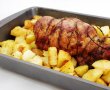 Spata de porc la cuptor si cartofi cu rozmarin-1
