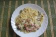 reteta Spaghete cu bacon, ciuperci si cascaval