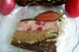 reteta Tort cu mousse de ciocolata si crema de capsuni