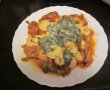 Tortellini cu branza, ciuperci si spanac-6