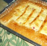 Tarta cu prosciutto si cascaval