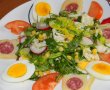 Salata cu rucola ou si cascaval afumat-4