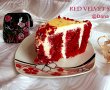 Tort Red Velvet Spirala cu crema ganache-0