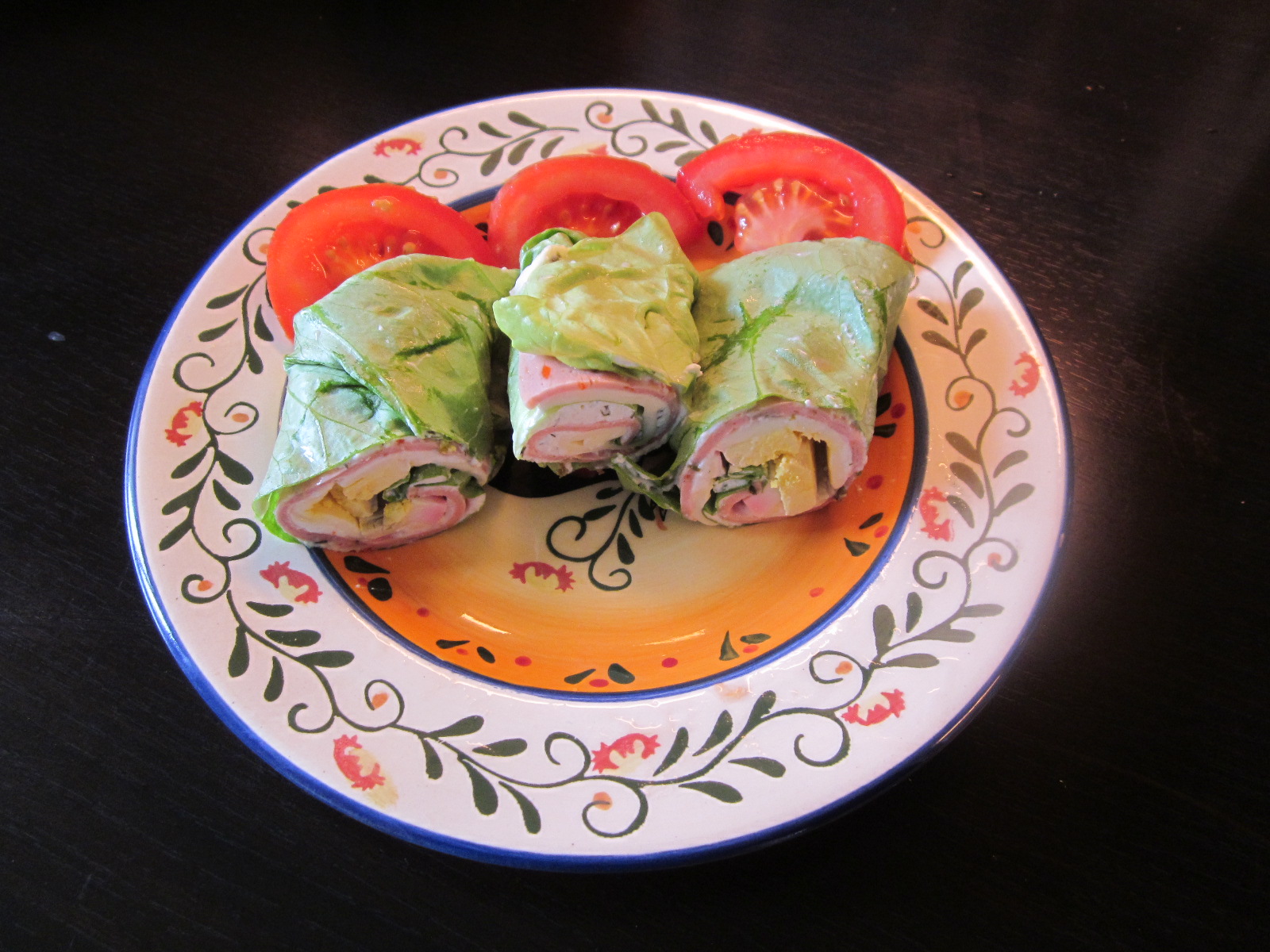 Rulouri de salata verde