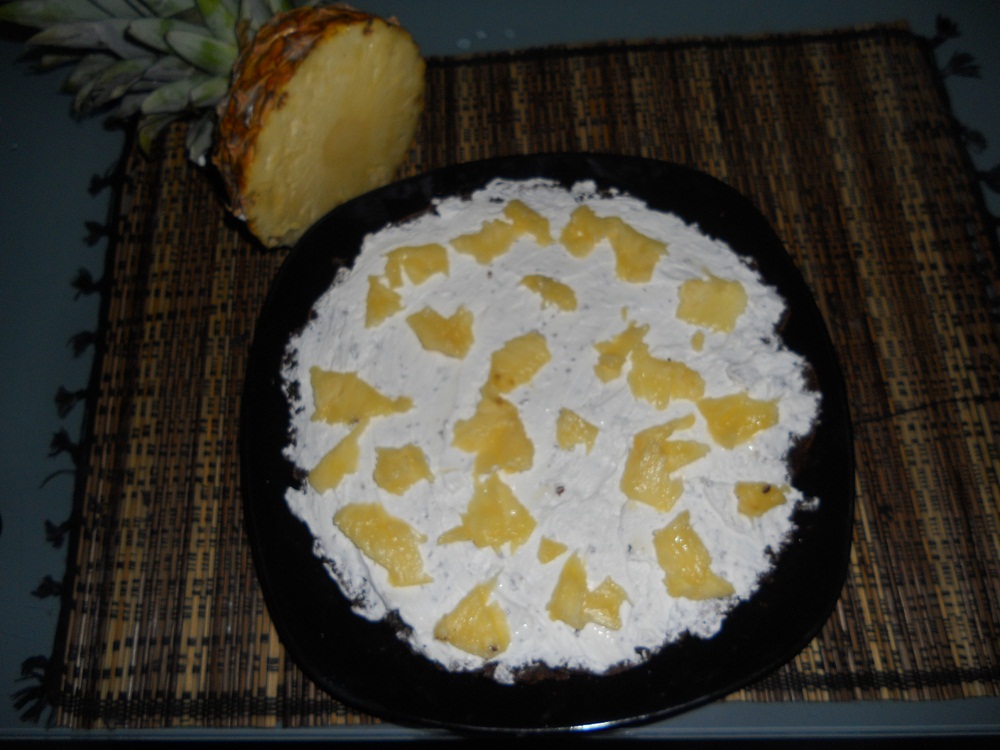 Tort panza de paianjen cu ananas