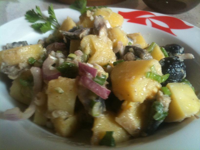Salata orientala cu hamsii