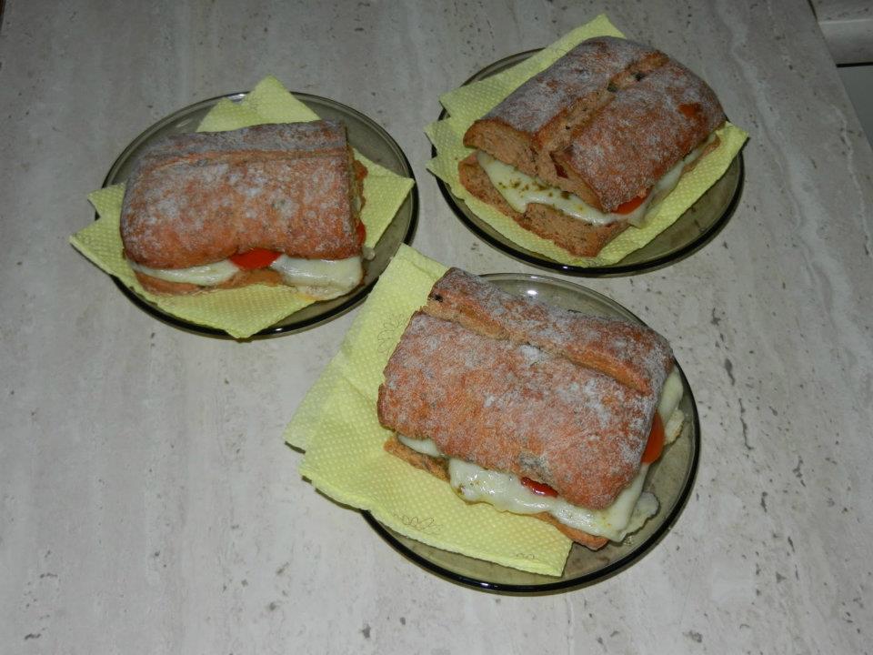 Sandwich la cuptor cu mozzarella Delaco
