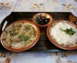Supa de bob verde cu carne de vita si iaurt-"Foul akhdar bi laban"-1