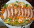 Muschi afumat ,la cuptor cu morcovi si cartofi fierti-1