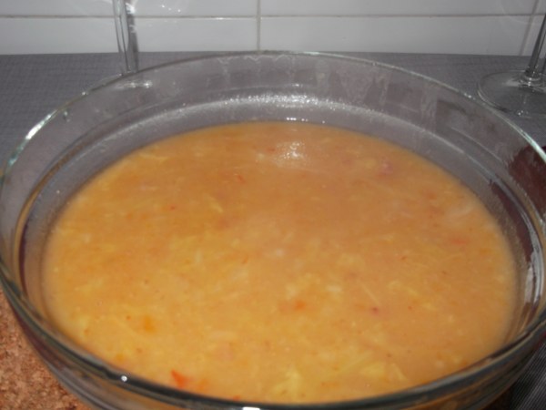 Supa crema de legume cu fasole uscata si varza