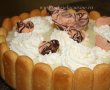 Desert tort cu crema de iaurt si piersici-1