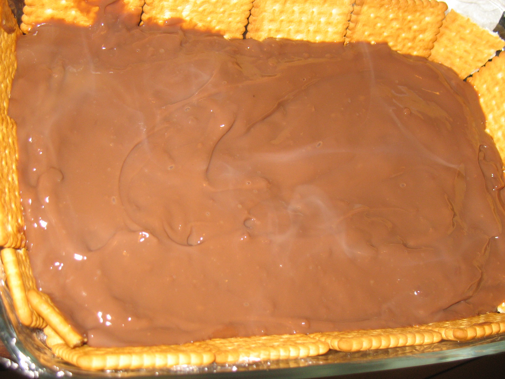 Desert cu biscuiti si crema de ciocolata - reteta cu nr. 100