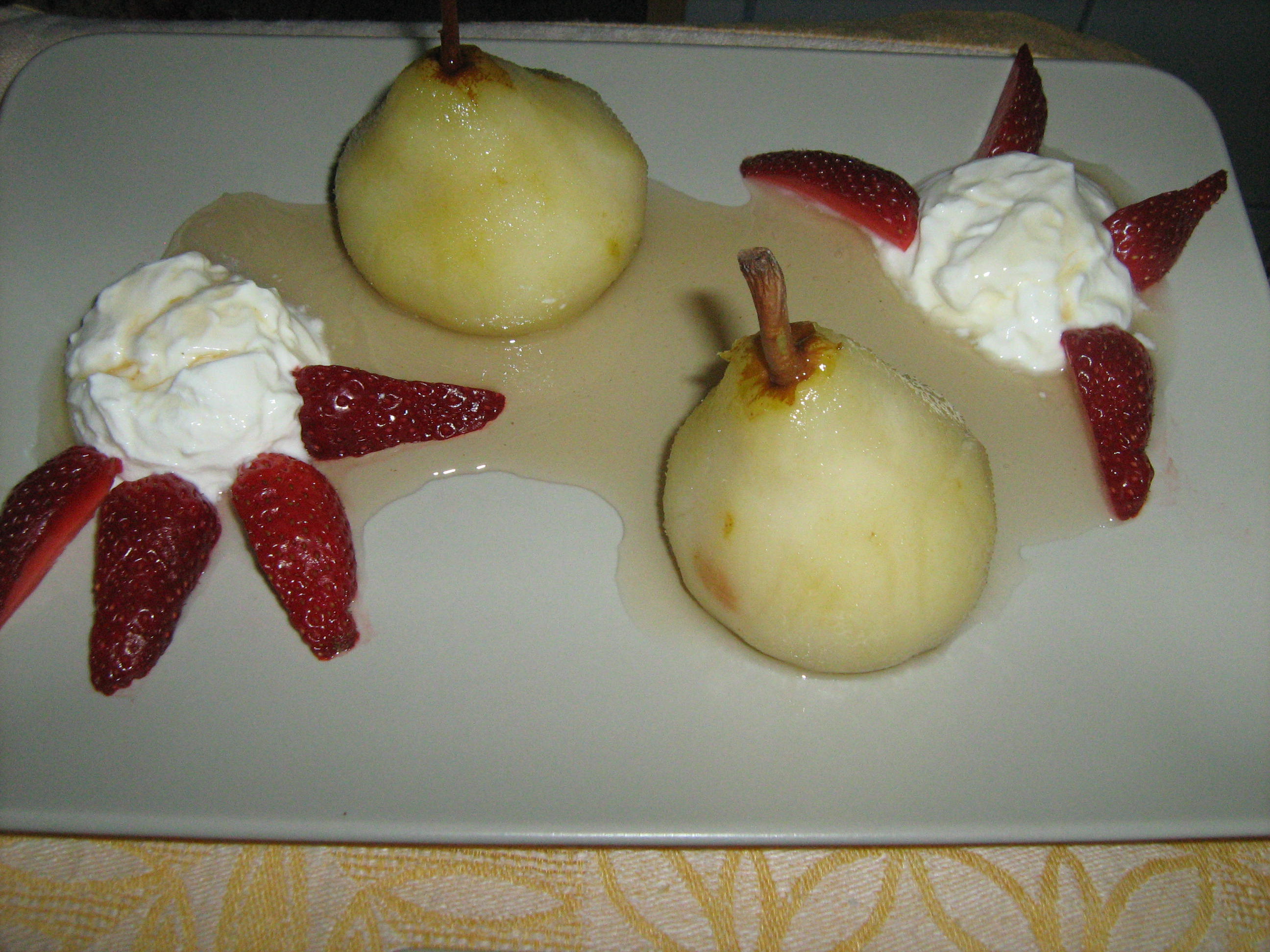 Pere aromate in sirop