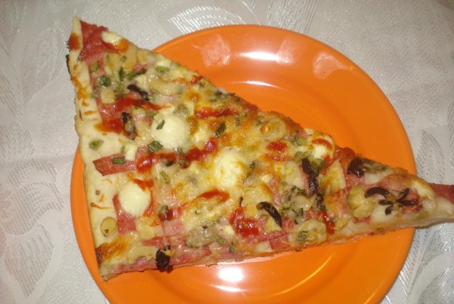 Pizza cu ''Miez de Lapte Delaco''