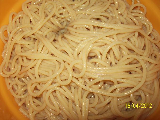 Spaghete integrale cu legume