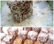 Prăjitură „tăvălită” cu nucă de cocos-8
