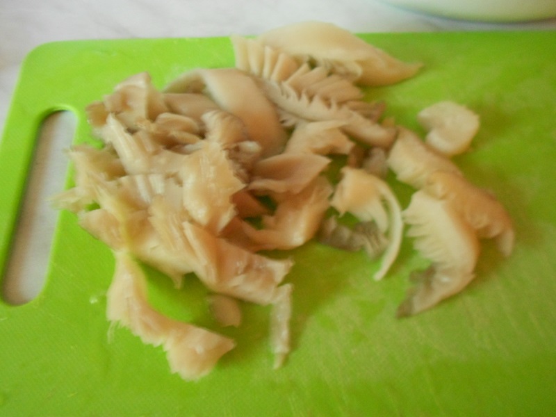 Ciuperci pleurotus cu legume de post