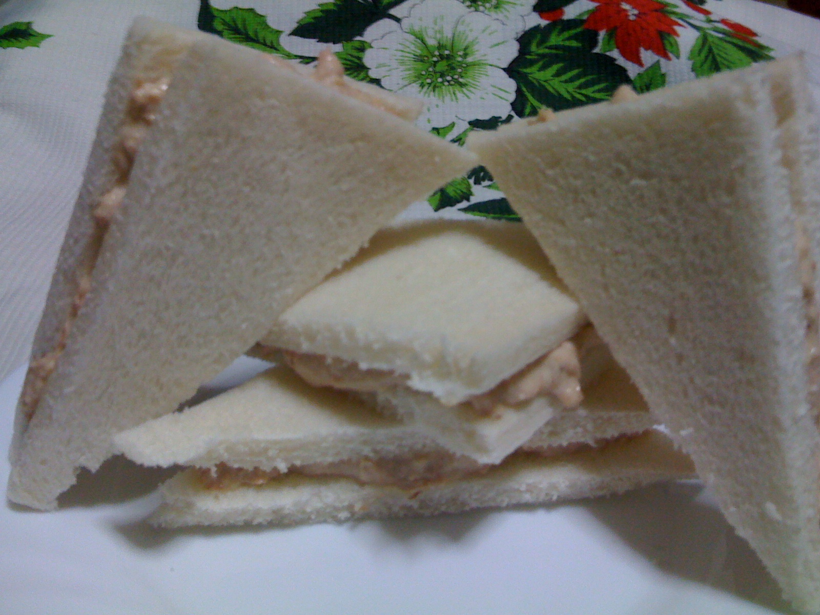 Sandwich cu ton si maioneza