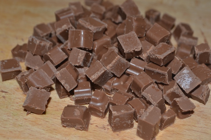Briose cu bucati de ciocolata
