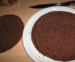 Tort cu ciocolata, rubarba si frisca-4
