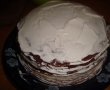 Tort de clatite cu ciocolata si frisca-14