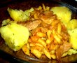 Carne de porc cu spätzle (galuscute din faina) si cartofi-2