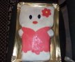 Hello Kitty - Tort cu crema de fructe de padure-13