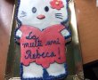 Hello Kitty - Tort cu crema de fructe de padure-14