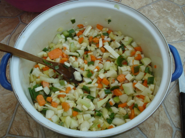 Mancare de fasole pastai cu legume