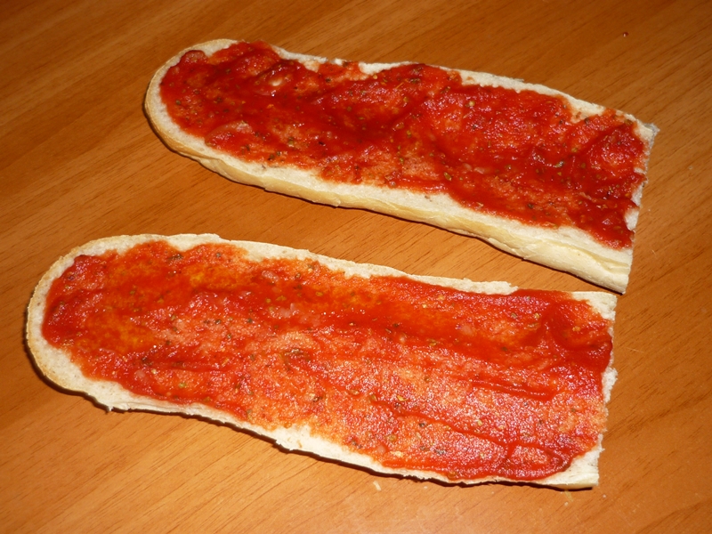 Imbucaturi de pizza din paine