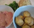 Salata de cartofi cu piept de pui si maioneza de telina-0