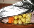 Pui cu legume la cuptor si dressing de smantana-3
