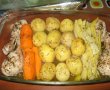Pui cu legume la cuptor si dressing de smantana-4
