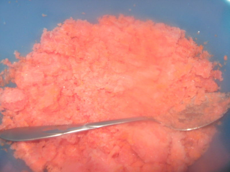 Inghetata de pepene rosu