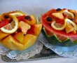 Salata de fructe in cupe de pepene-5