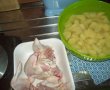 Aripi de pui cu cartofi la cuptor-0