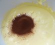 Prajitura cu crema de branza si sos de fructe-1