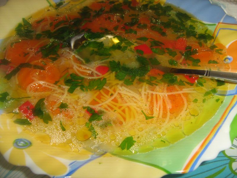 Supa cu tagliolini