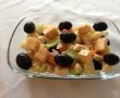 Salata de legume cu pui si branza marinata-4