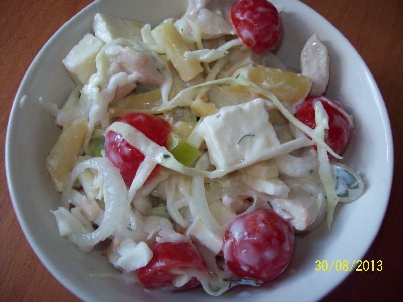 Salata cu piept de pui
