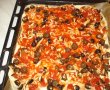 Pizza cu sunca presata si ciuperci-6