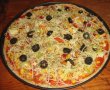 Pizza cu porumb si praz-2